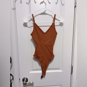 Lulu’s burnt orange bodysuit, XS